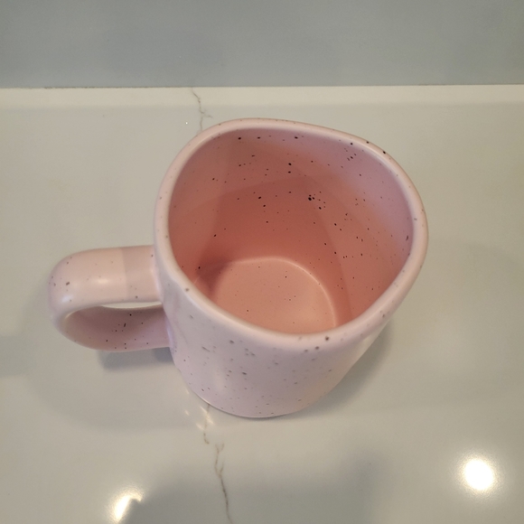 Rae Dunn EGGSPERT HUNTER pink Speckled mug - Picture 3 of 3